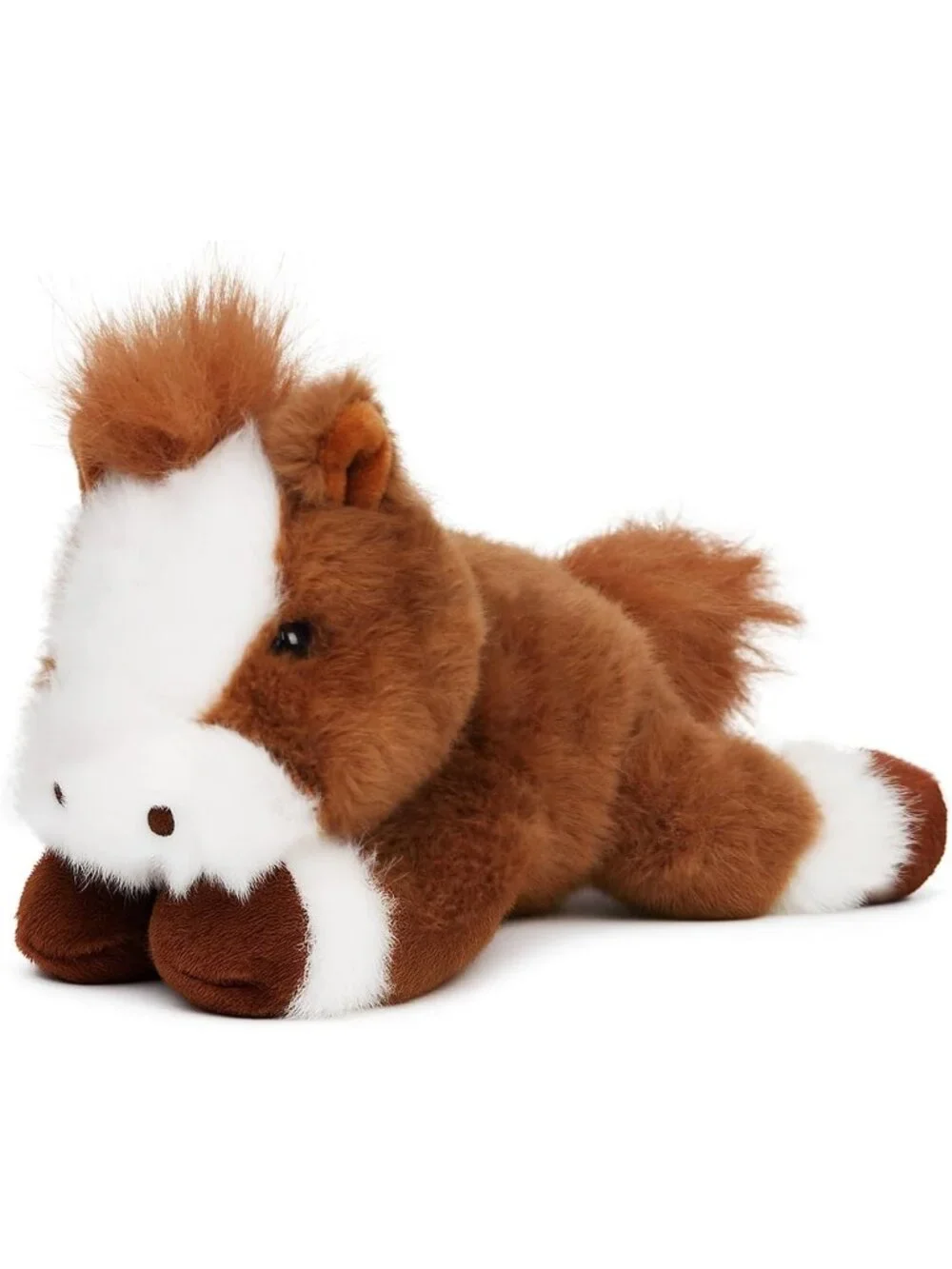 Horse Stuffed Animal Plush Toy Cute Soft Pocket Size Gift for Kids Girls